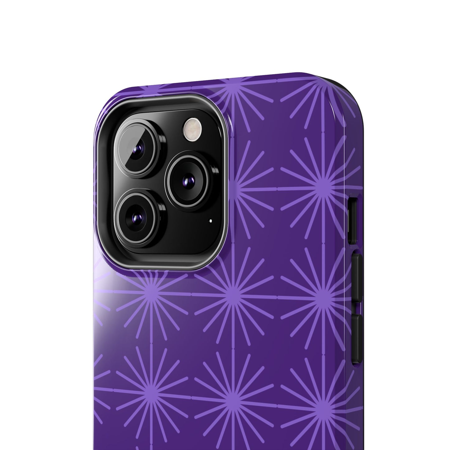 Phone Case - Purple Circular Star Design