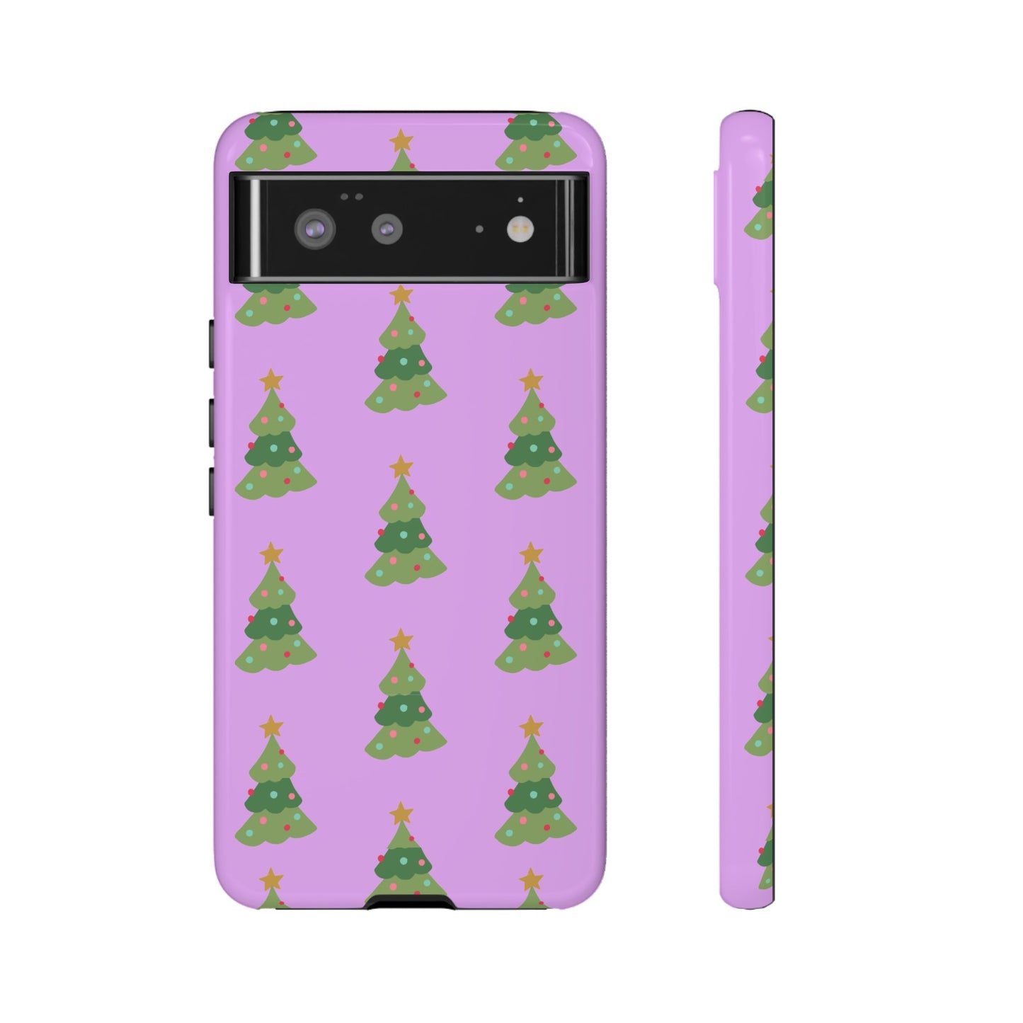 Christmas Tree Phone Case — Cute Purple Holiday iPhone Cover
