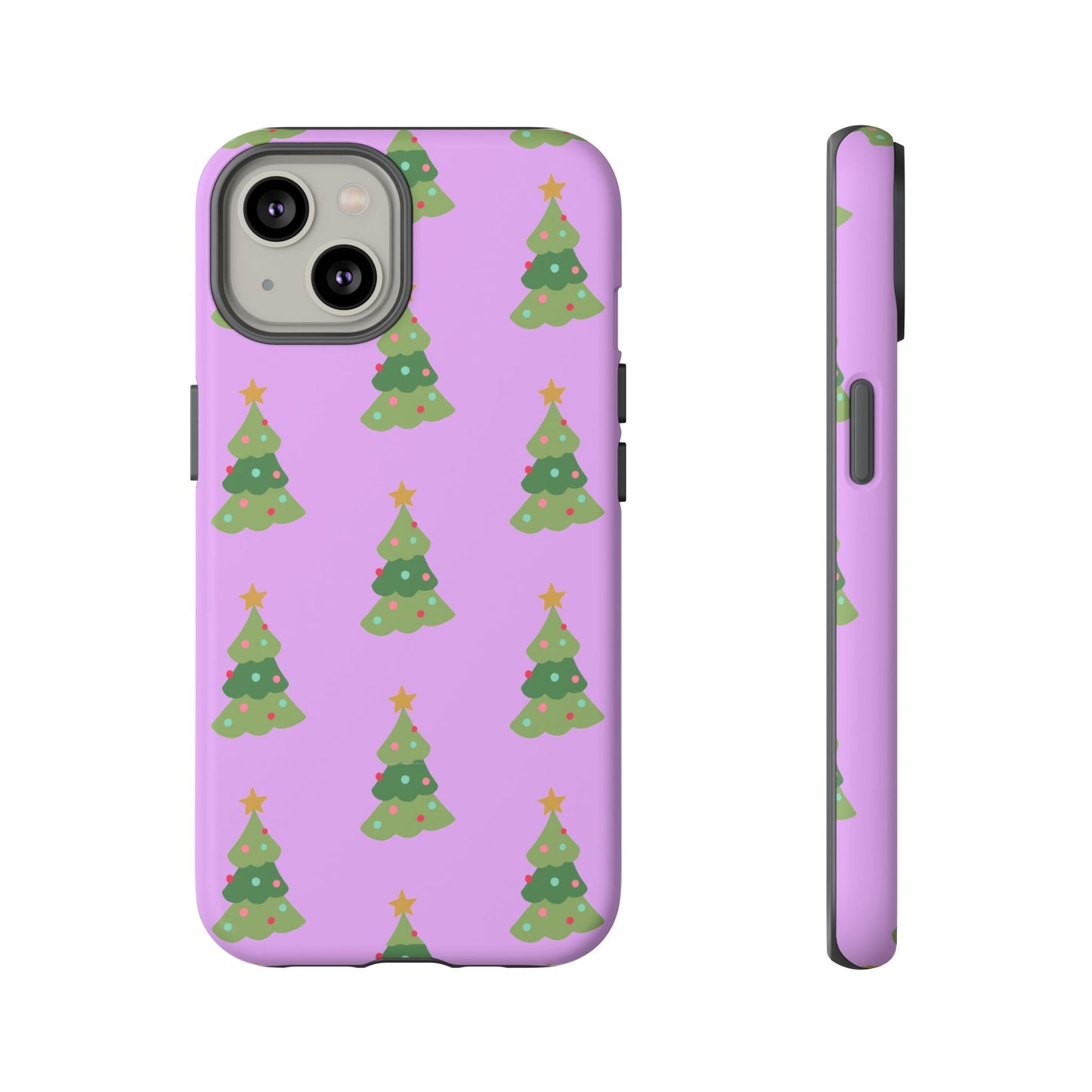 Christmas Tree Phone Case — Cute Purple Holiday iPhone Cover