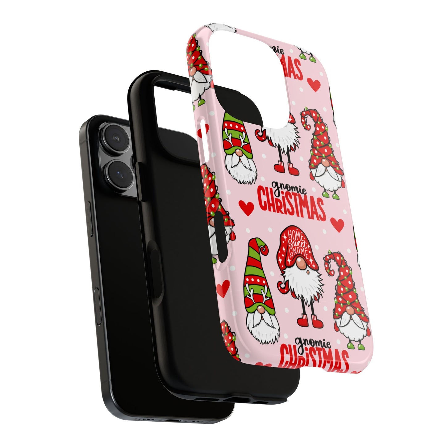 Christmas Gnomes Tough Phone Case – “Gnomie Christmas” Holiday Protection