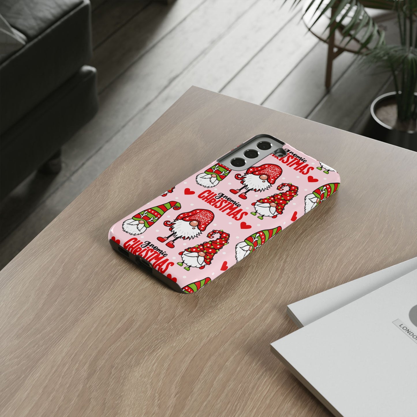 Christmas Gnomes Tough Phone Case – “Gnomie Christmas” Holiday Protection