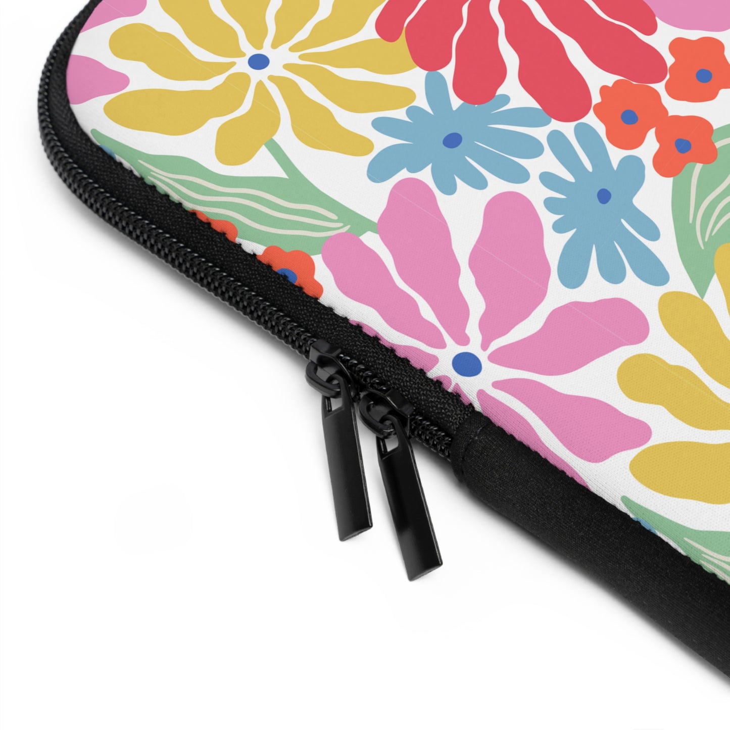 Floral Laptop Sleeve with Colorful Design