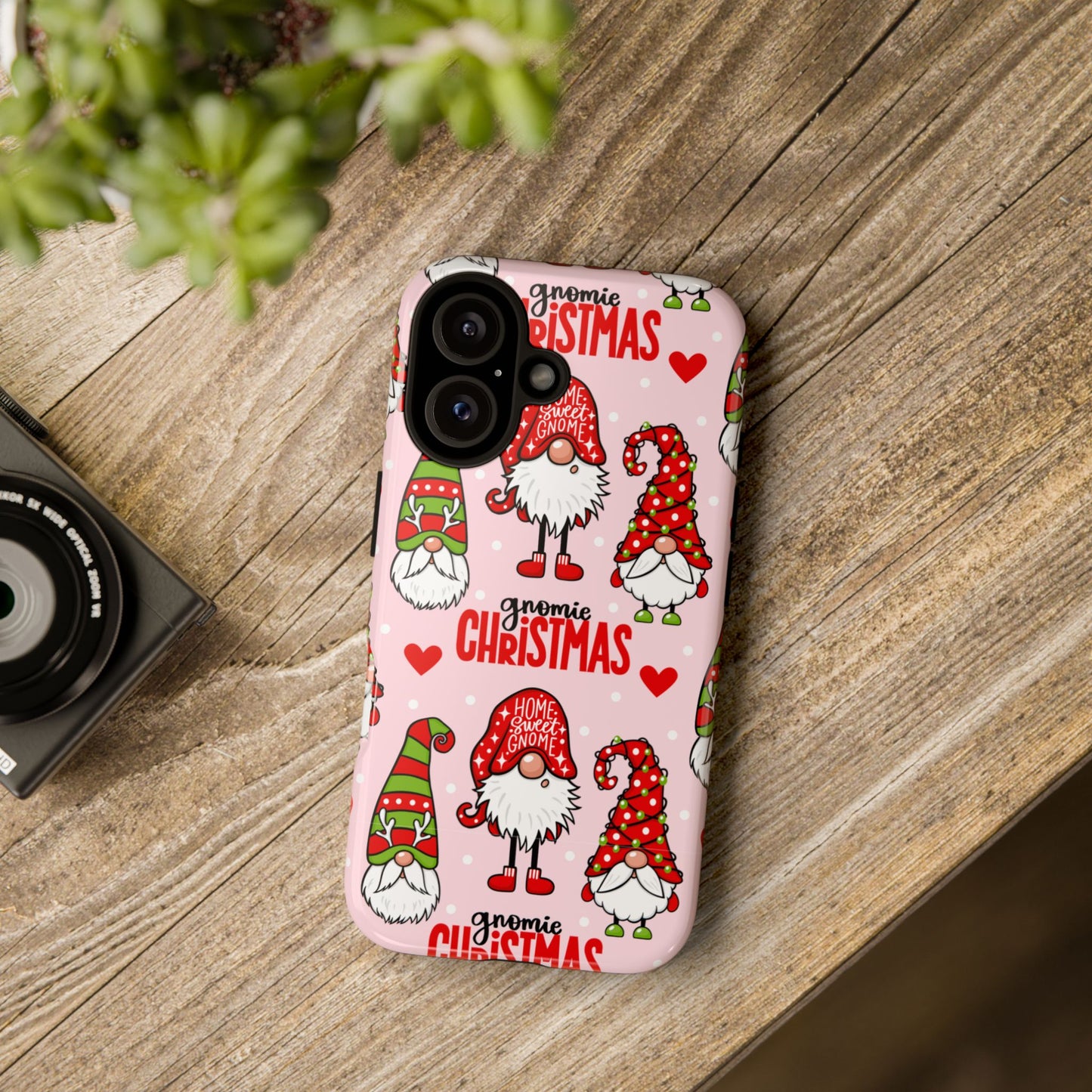 Christmas Gnomes Tough Phone Case – “Gnomie Christmas” Holiday Protection