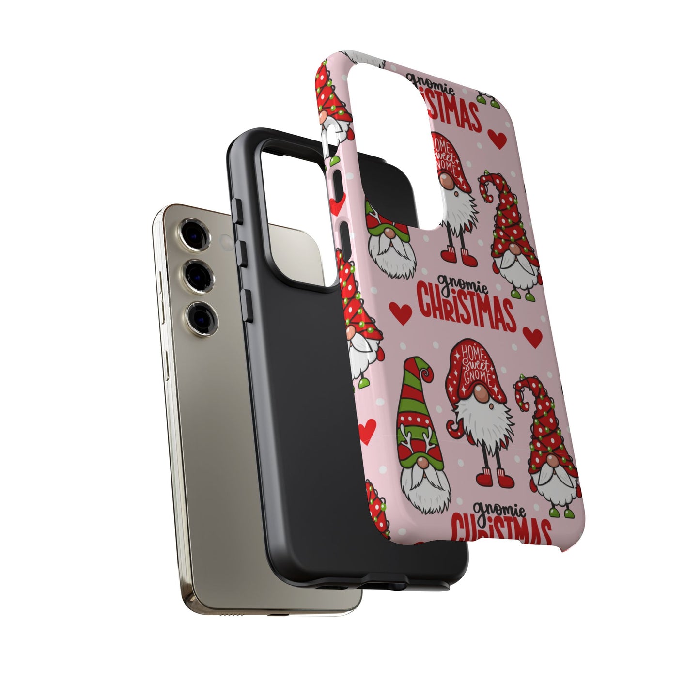 Christmas Gnomes Tough Phone Case – “Gnomie Christmas” Holiday Protection