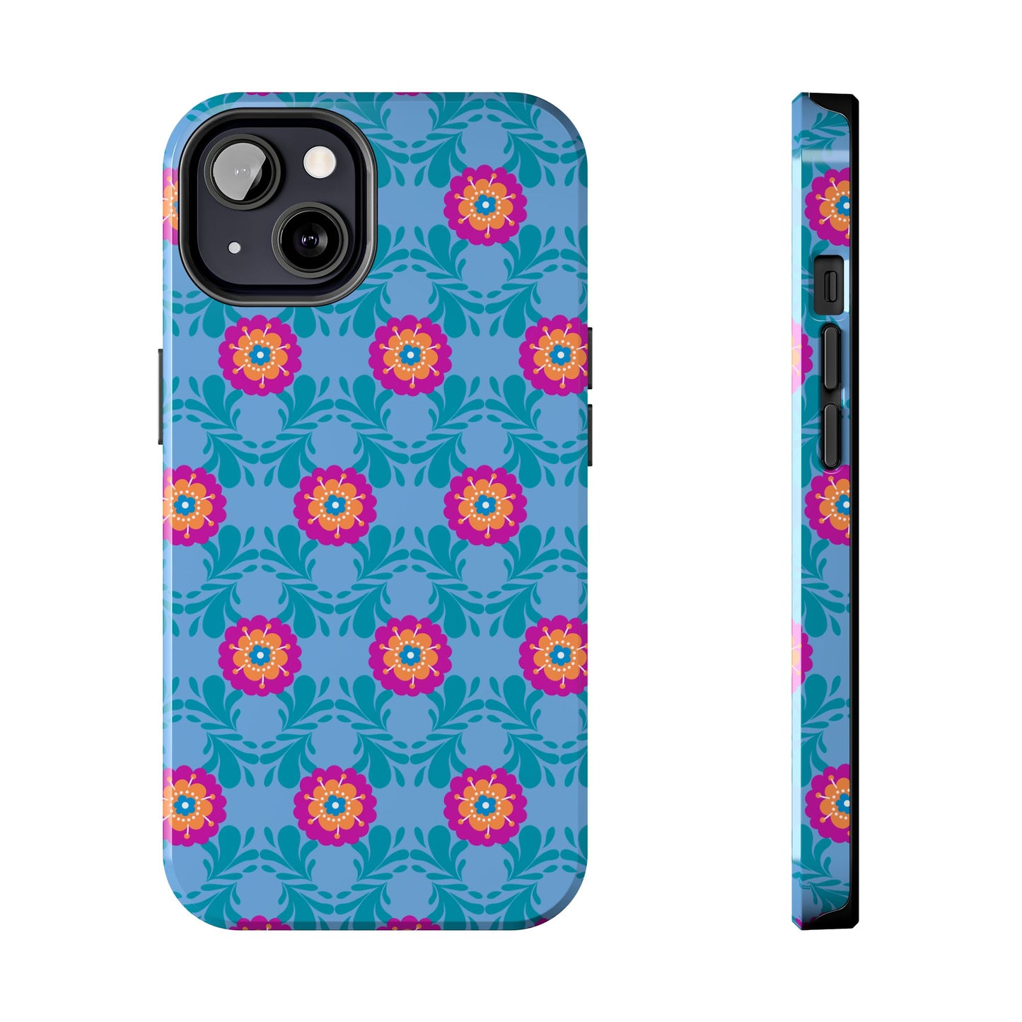 Floral Tough Phone Case - Durable, Stylish Protection for Your Smartphone