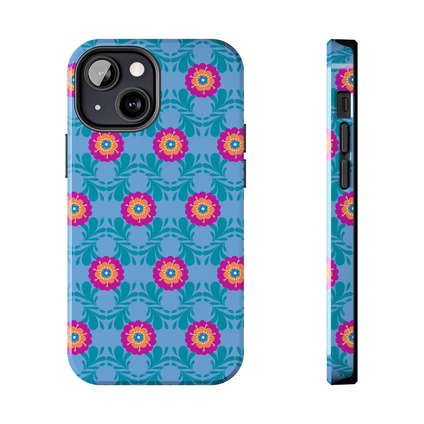 Floral Tough Phone Case - Durable, Stylish Protection for Your Smartphone