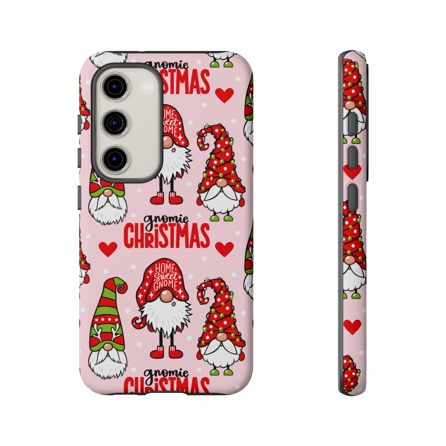 Christmas Gnomes Tough Phone Case – “Gnomie Christmas” Holiday Protection