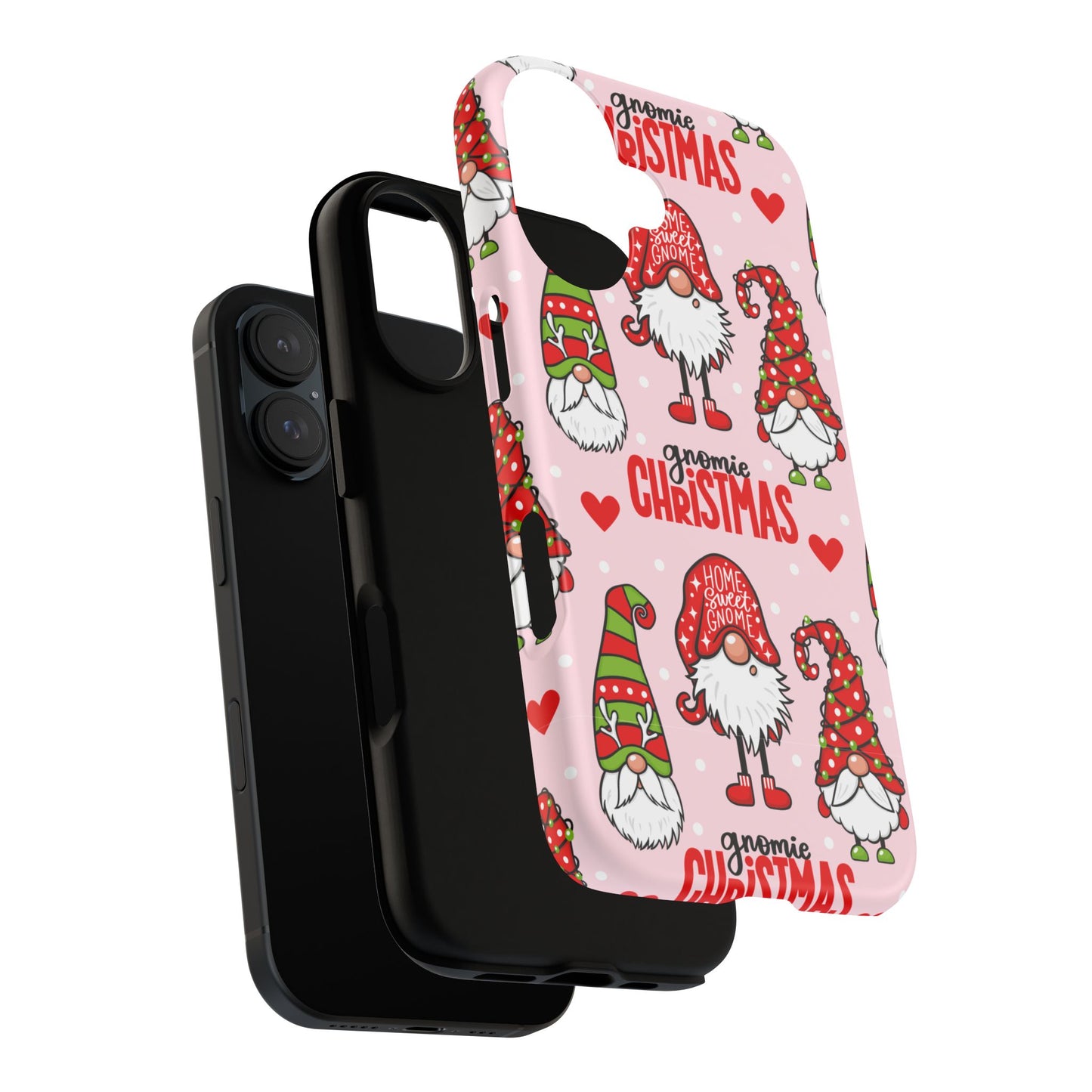Christmas Gnomes Tough Phone Case – “Gnomie Christmas” Holiday Protection