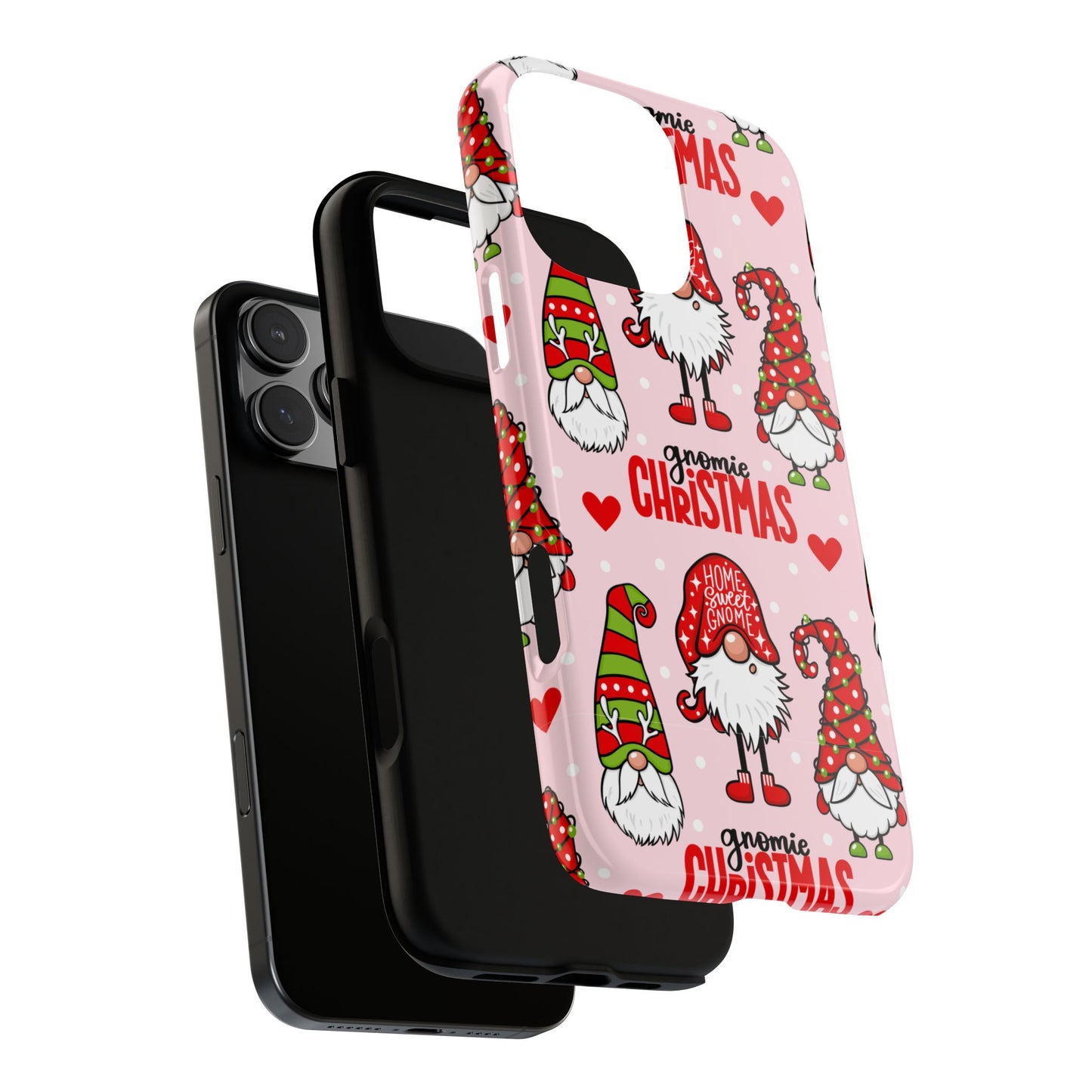 Christmas Gnomes Tough Phone Case – “Gnomie Christmas” Holiday Protection