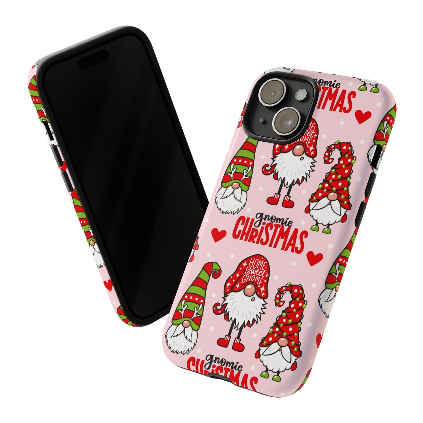 Christmas Gnomes Tough Phone Case – “Gnomie Christmas” Holiday Protection