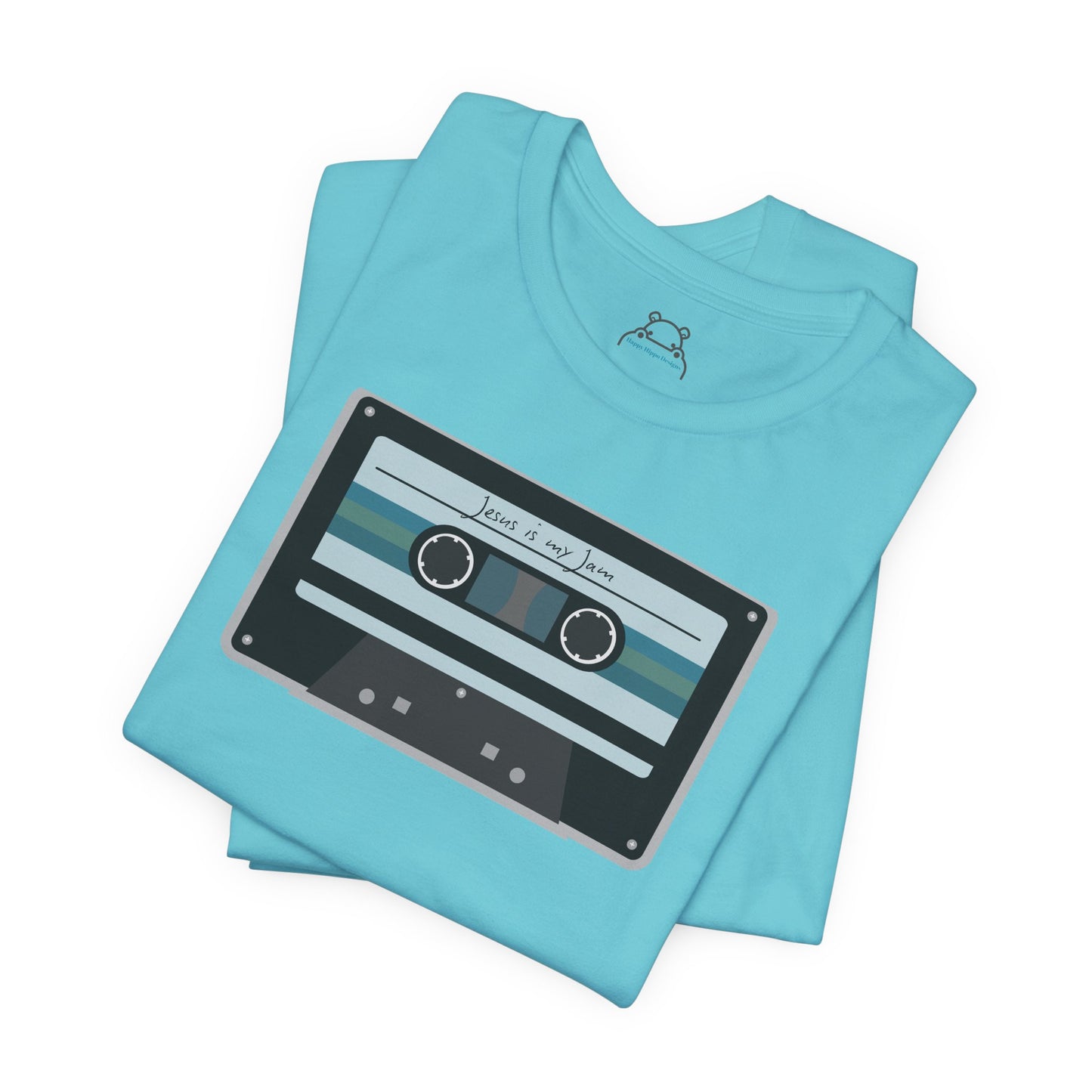 Jesus is my Jam Vintage Tape Design-Faith Based Unisex Tee