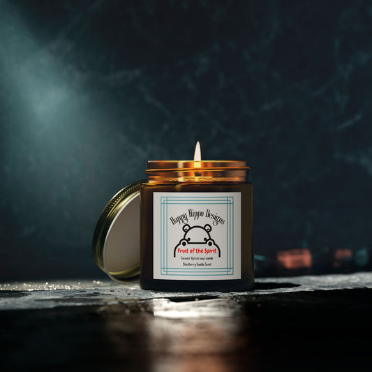 Scented Candle- Fruit of the Spirit Blackberry Vanilla Scented Candle