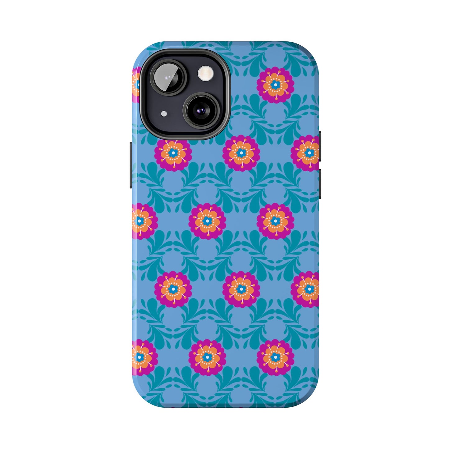 Floral Tough Phone Case - Durable, Stylish Protection for Your Smartphone