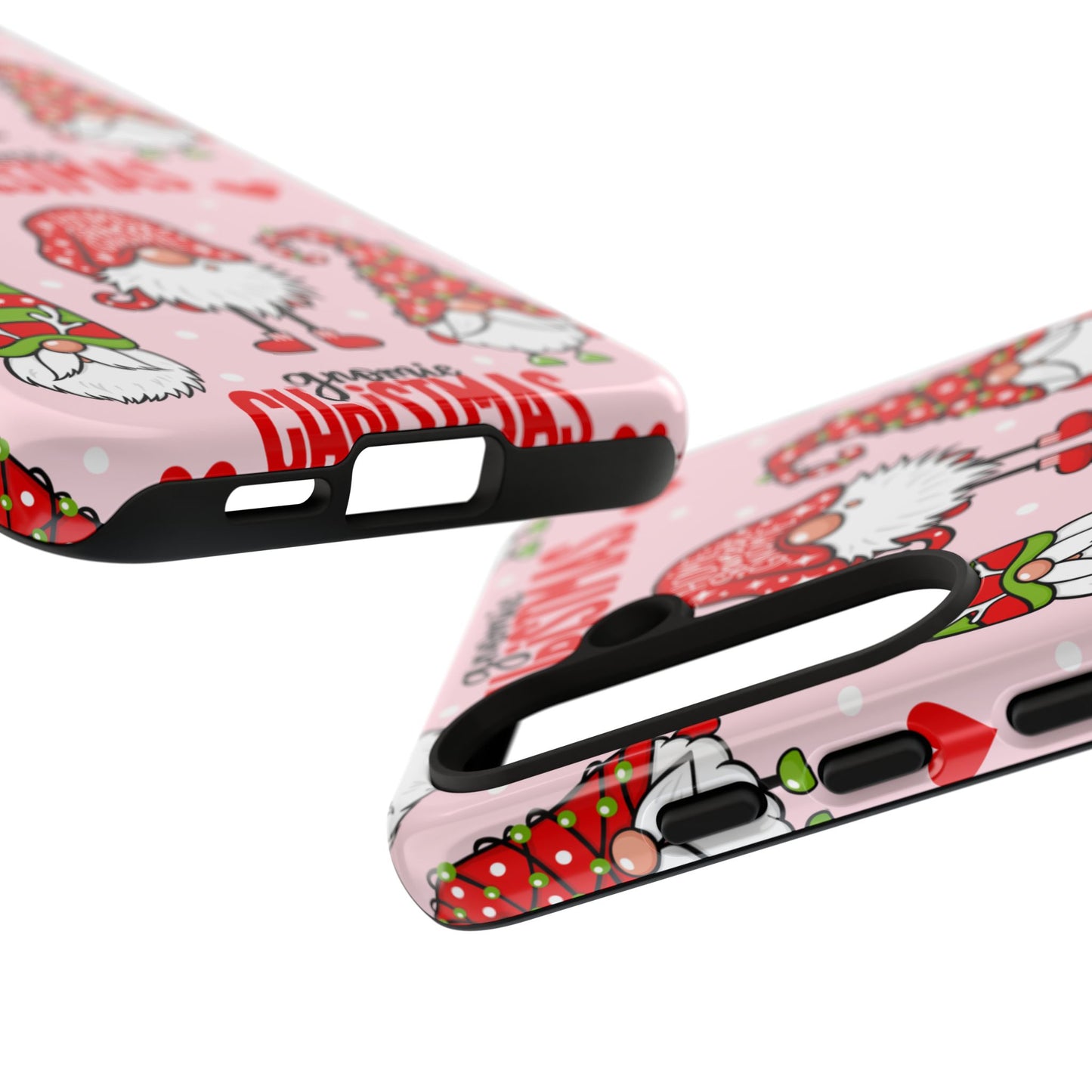 Christmas Gnomes Tough Phone Case – “Gnomie Christmas” Holiday Protection