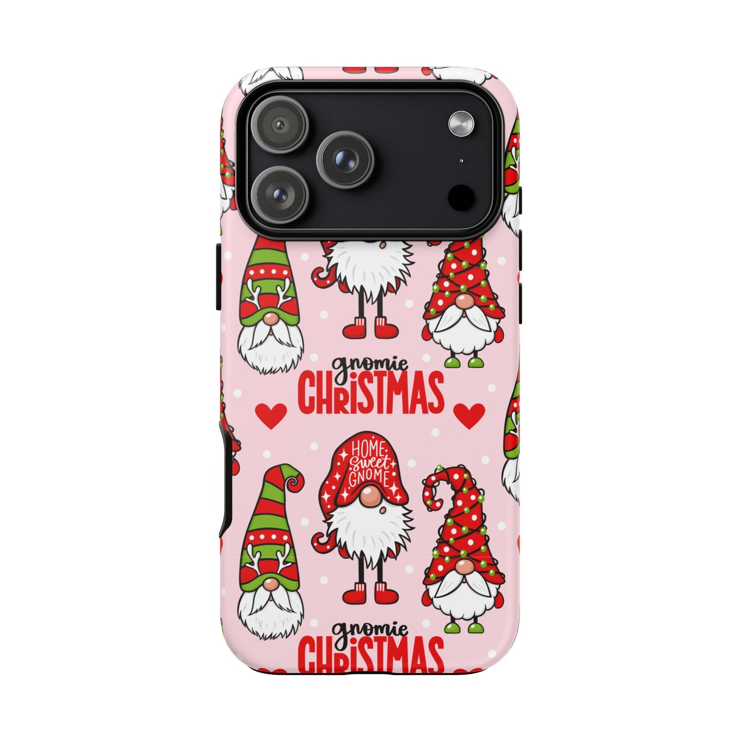 Christmas Gnomes Tough Phone Case – “Gnomie Christmas” Holiday Protection