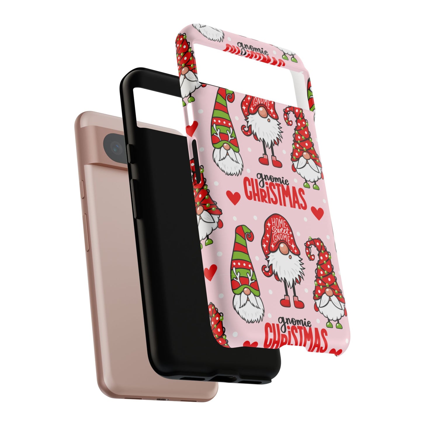 Christmas Gnomes Tough Phone Case – “Gnomie Christmas” Holiday Protection