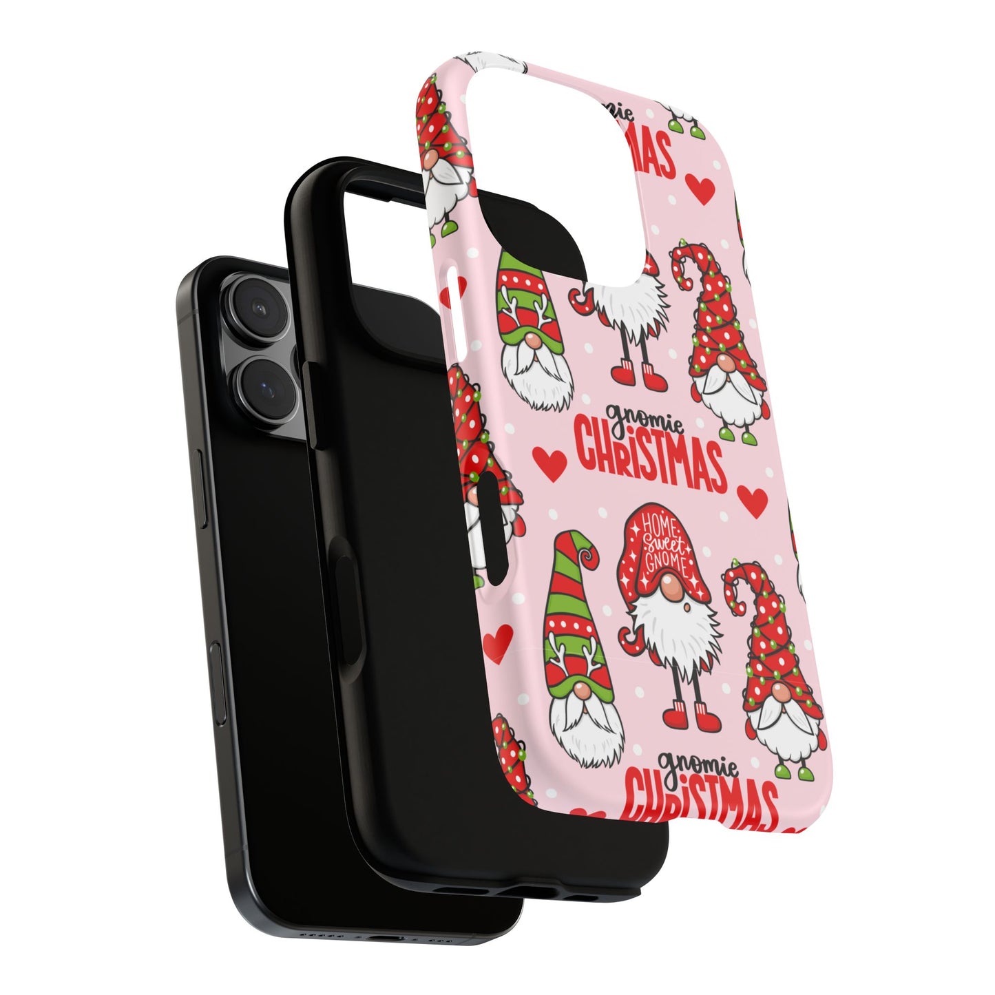 Christmas Gnomes Tough Phone Case – “Gnomie Christmas” Holiday Protection