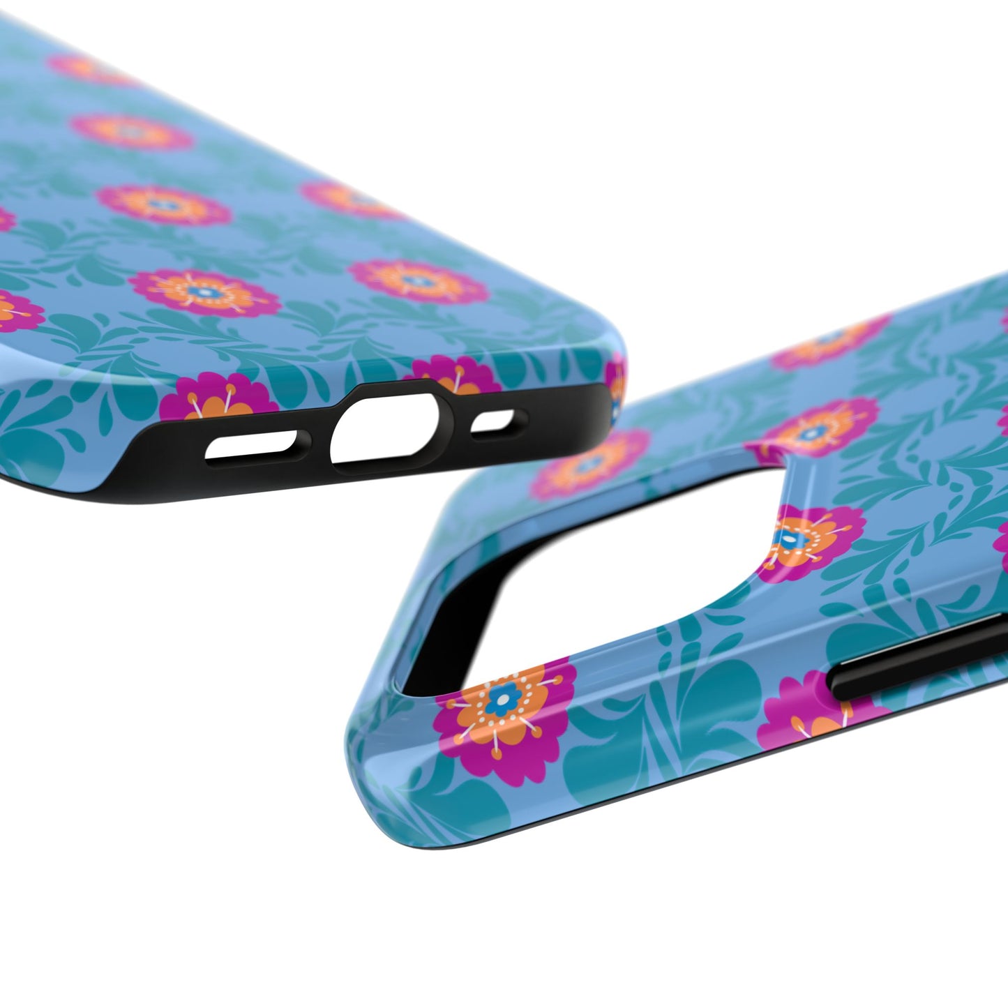 Floral Tough Phone Case - Durable, Stylish Protection for Your Smartphone