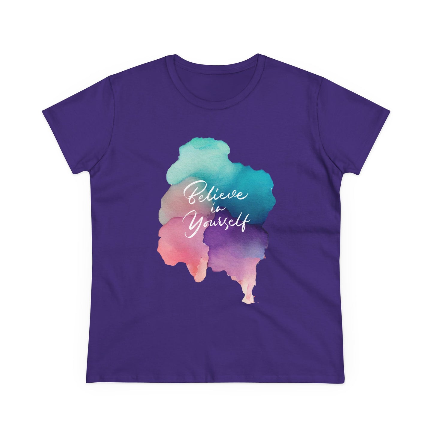 Motivational Women's Tee - 'Believe in Yourself' Casual Cotton Shirt, Gift for Her, Inspirational T-Shirt, Everyday Wear, [...]