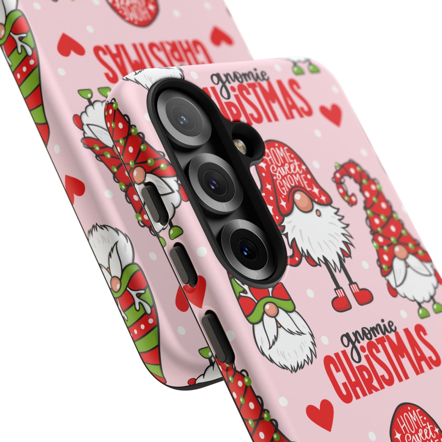 Christmas Gnomes Tough Phone Case – “Gnomie Christmas” Holiday Protection