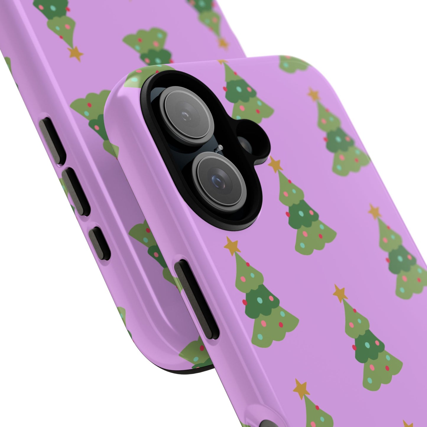 Christmas Tree Phone Case — Cute Purple Holiday iPhone Cover