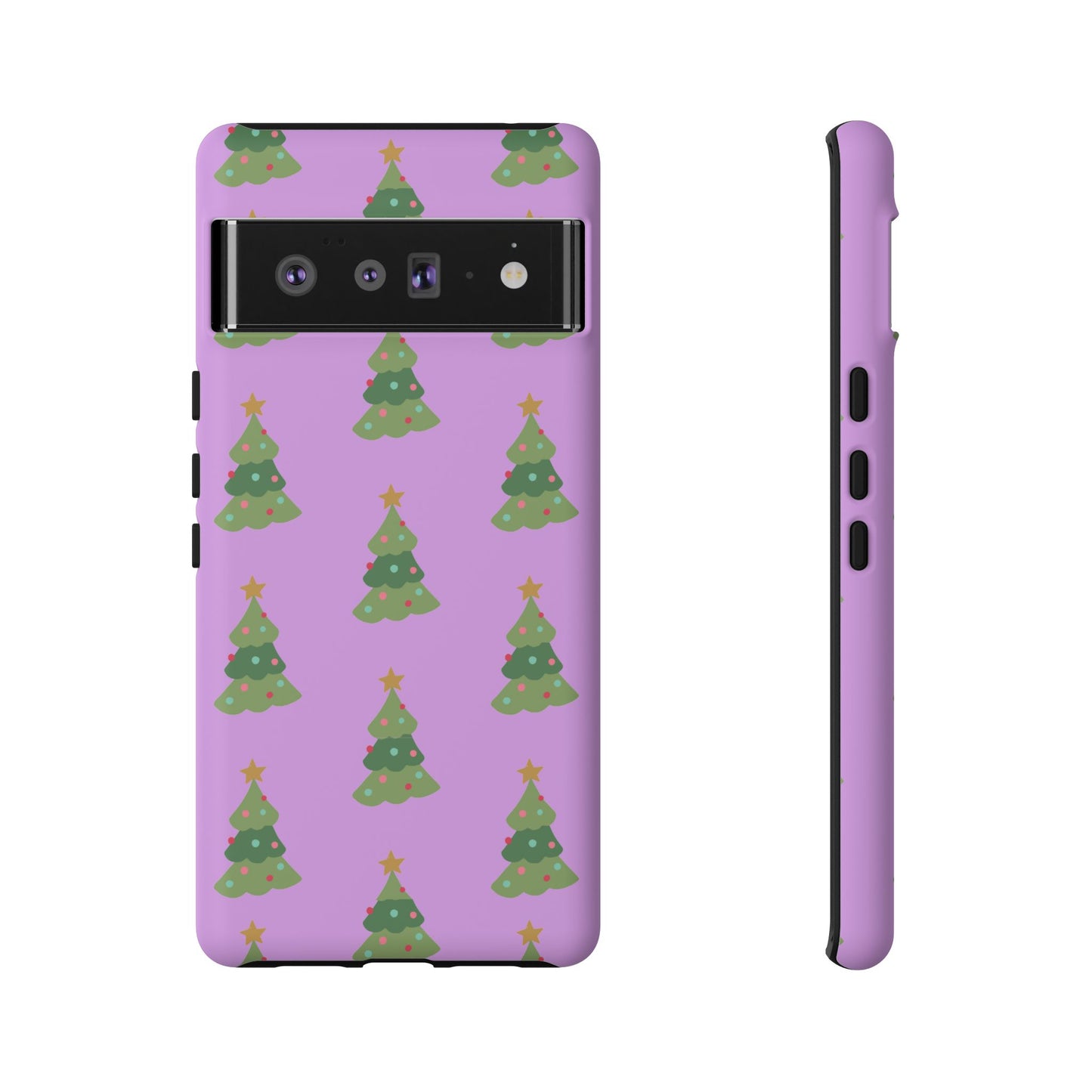 Christmas Tree Phone Case — Cute Purple Holiday iPhone Cover