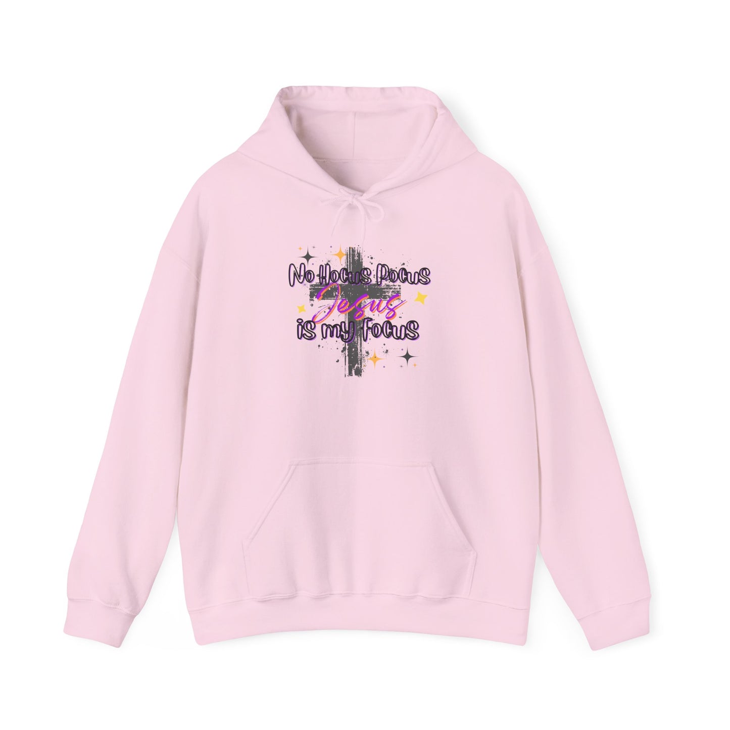 Christian Unisex Hoodie - No Hocus Pocus, Jesus is My Focus