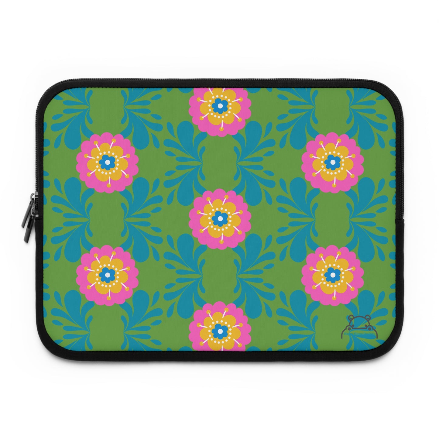 Vibrant Floral Laptop Sleeve, Colorful Tech Pouch, Flowers Design, Eco-Friendly Sleeve, Gift for Students, Stylish Computer Case, [...]