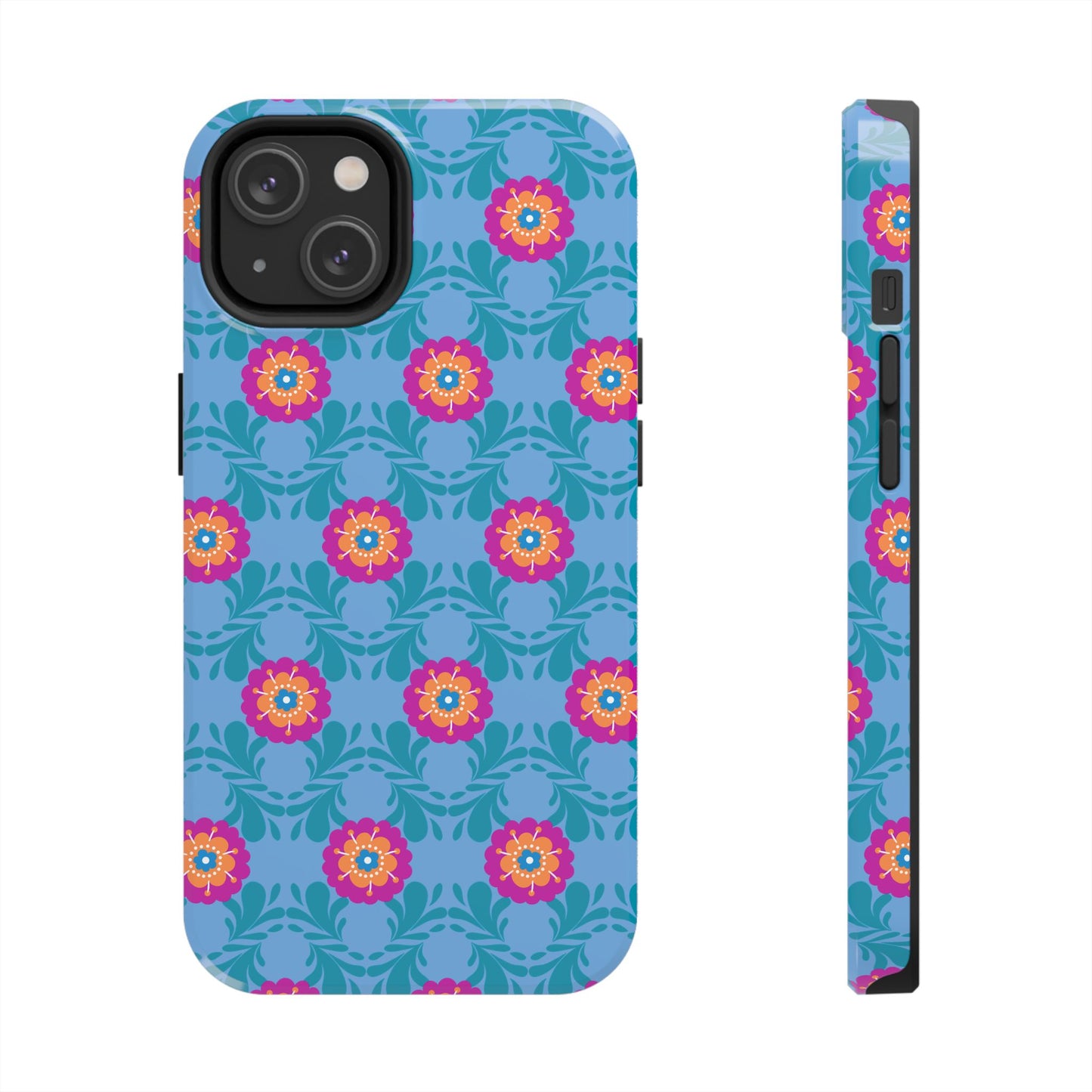 Floral Tough Phone Case - Durable, Stylish Protection for Your Smartphone