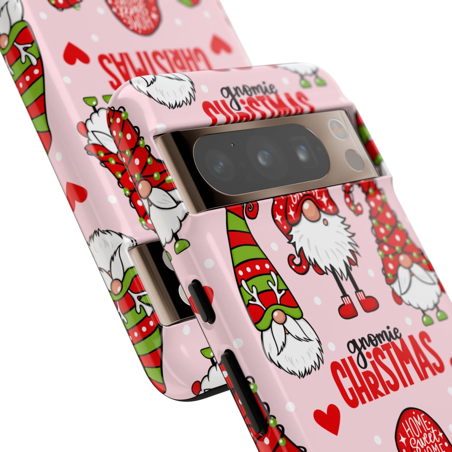 Christmas Gnomes Tough Phone Case – “Gnomie Christmas” Holiday Protection