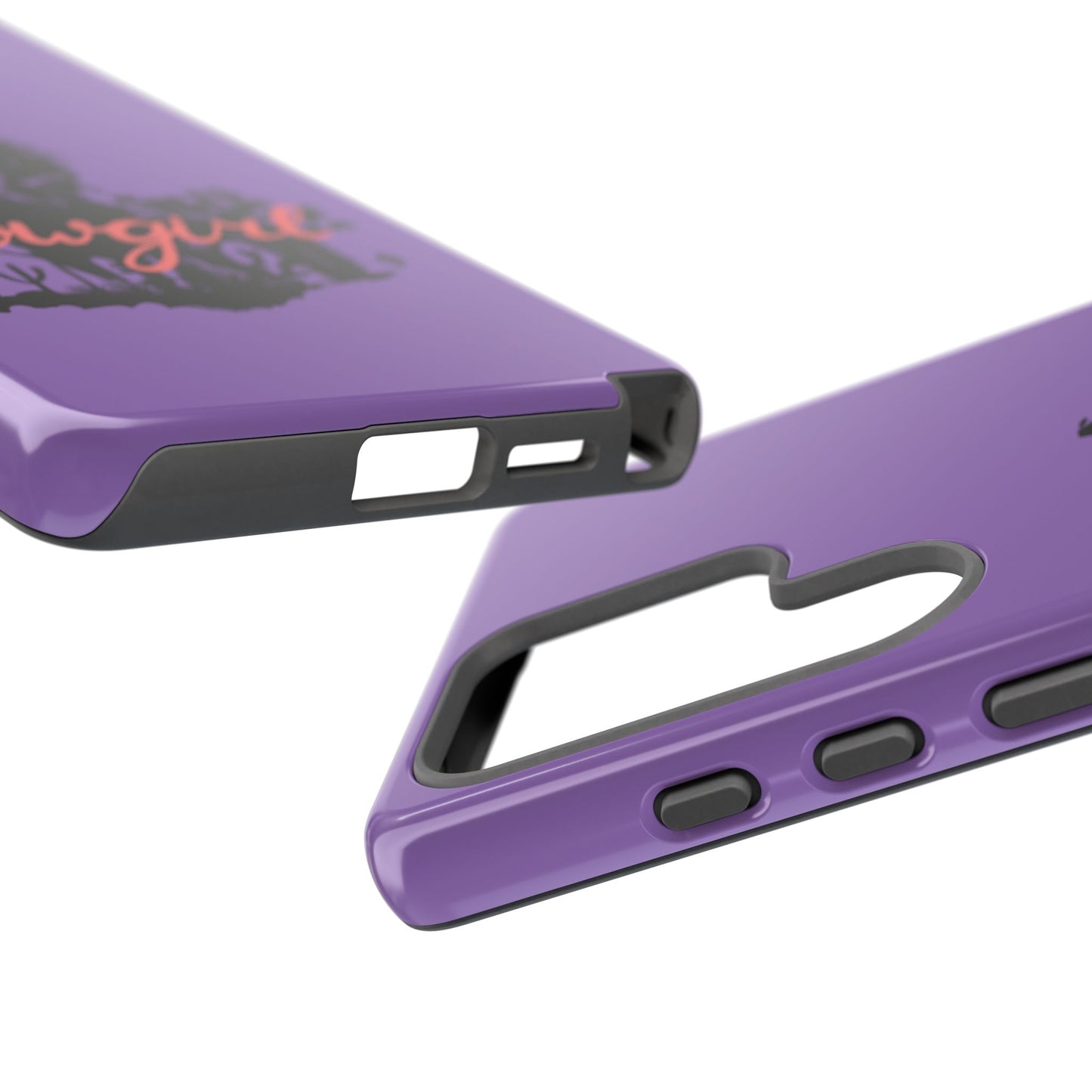 Cowgirl Phone Case — Purple Western Rider Protective Phone Cover