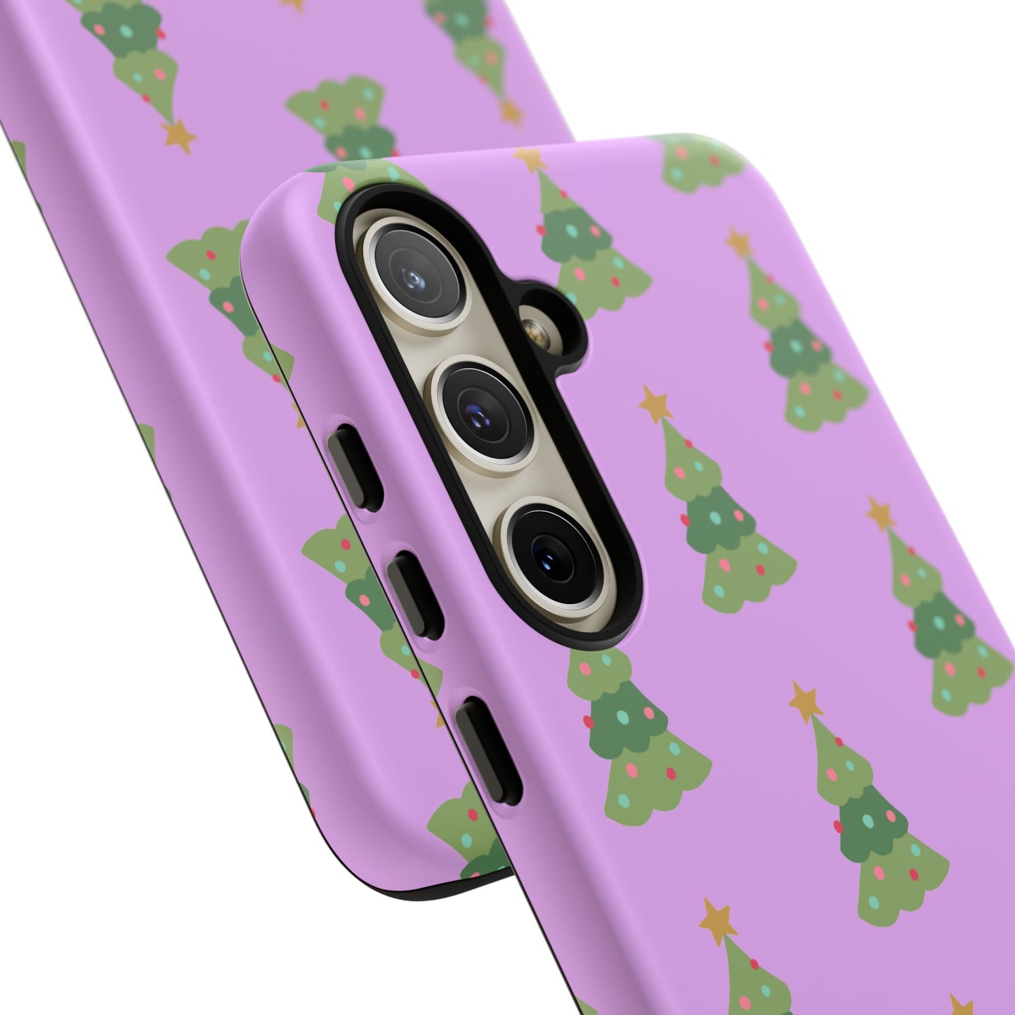 Christmas Tree Phone Case — Cute Purple Holiday iPhone Cover