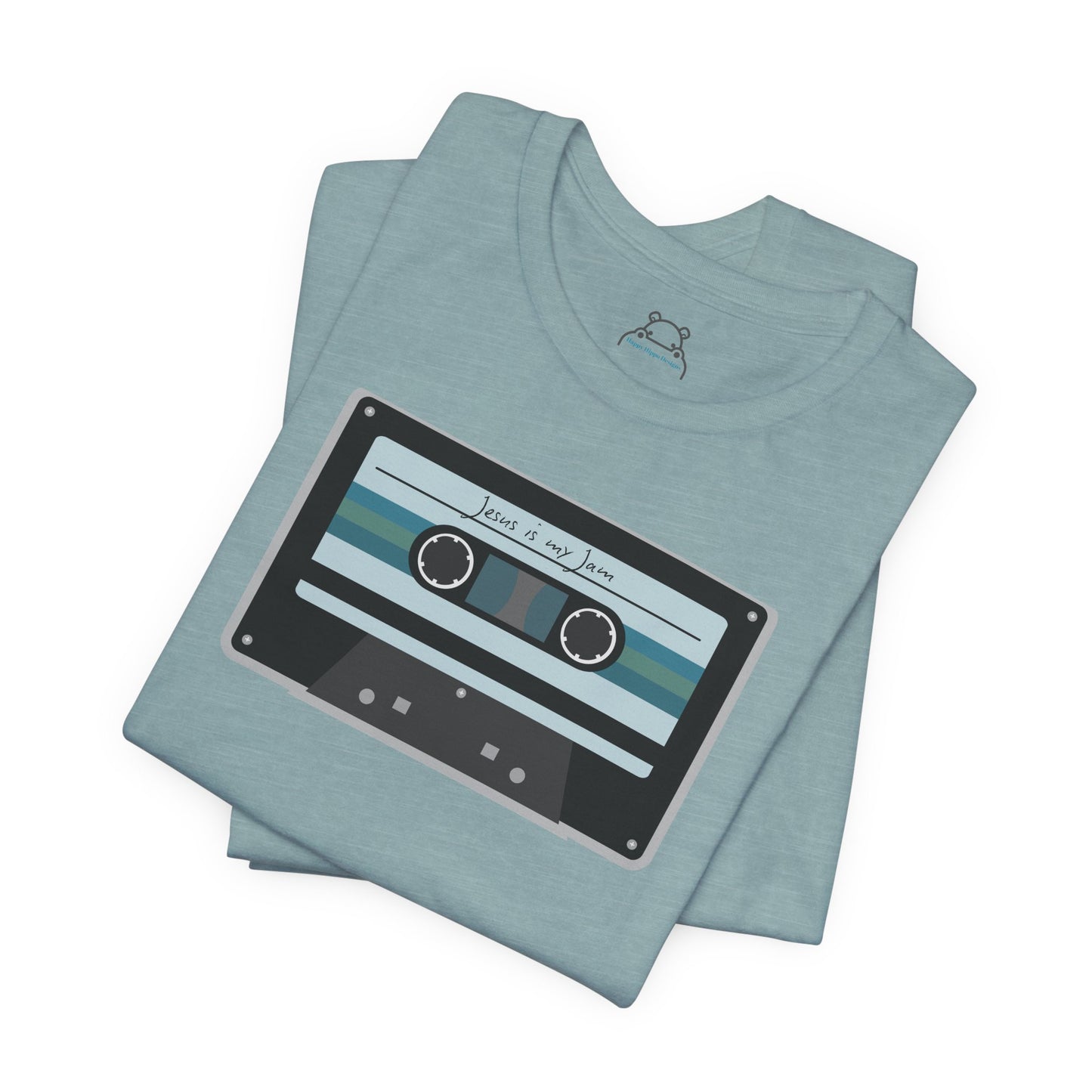 Jesus is my Jam Vintage Tape Design-Faith Based Unisex Tee