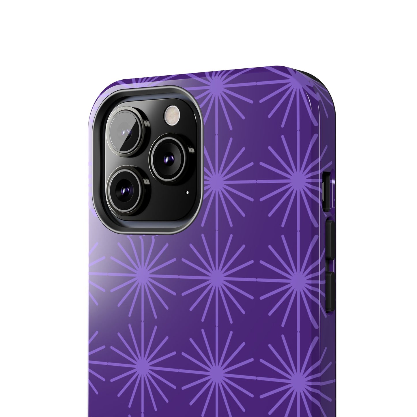 Phone Case - Purple Circular Star Design