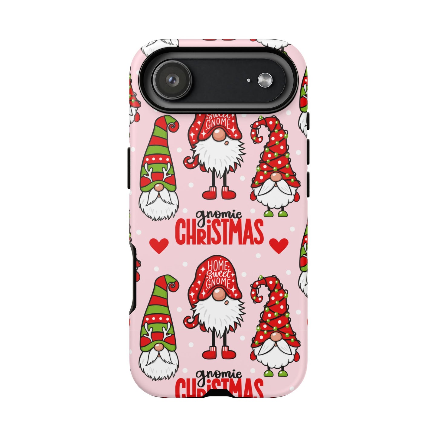 Christmas Gnomes Tough Phone Case – “Gnomie Christmas” Holiday Protection