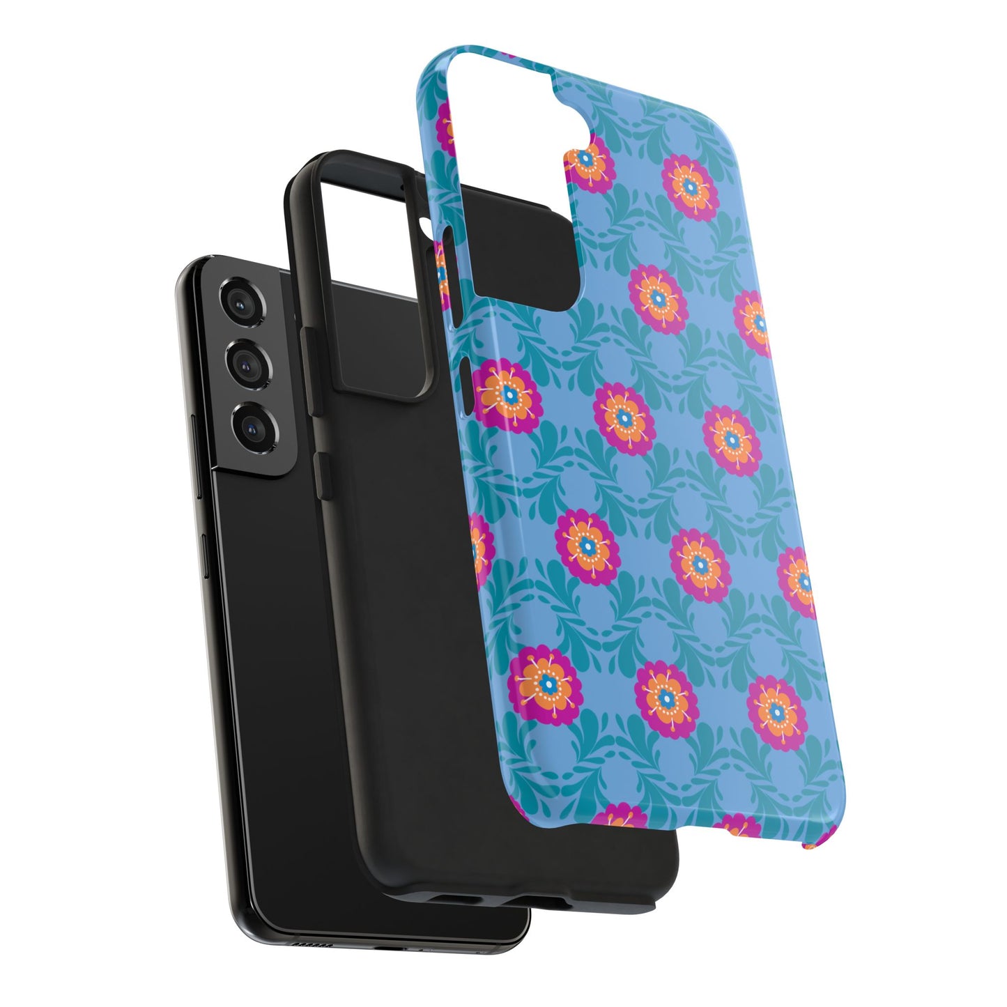 Floral Tough Phone Case - Durable, Stylish Protection for Your Smartphone