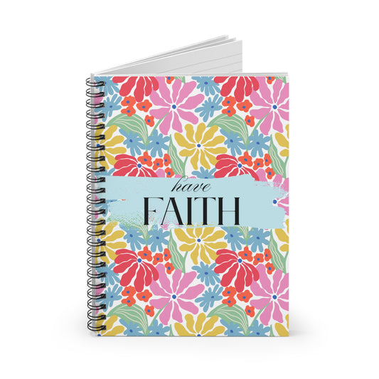 Faith Journal Notebook - Floral Christian Notebook