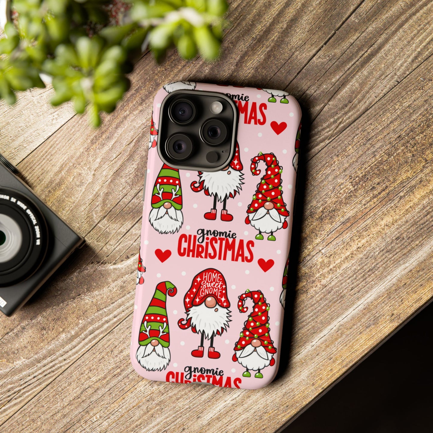 Christmas Gnomes Tough Phone Case – “Gnomie Christmas” Holiday Protection