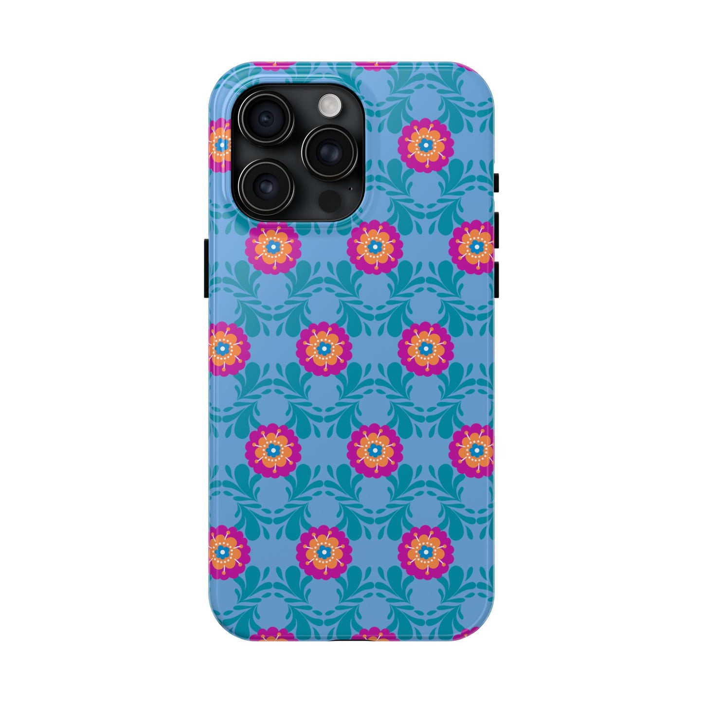Floral Tough Phone Case - Durable, Stylish Protection for Your Smartphone