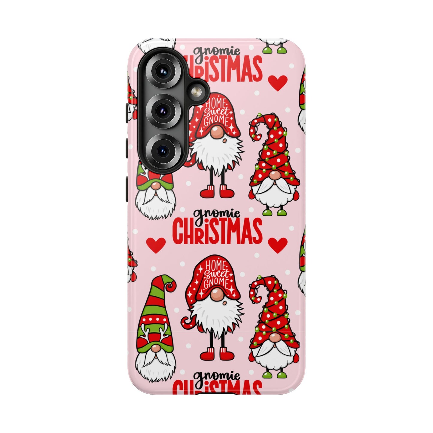 Christmas Gnomes Tough Phone Case – “Gnomie Christmas” Holiday Protection