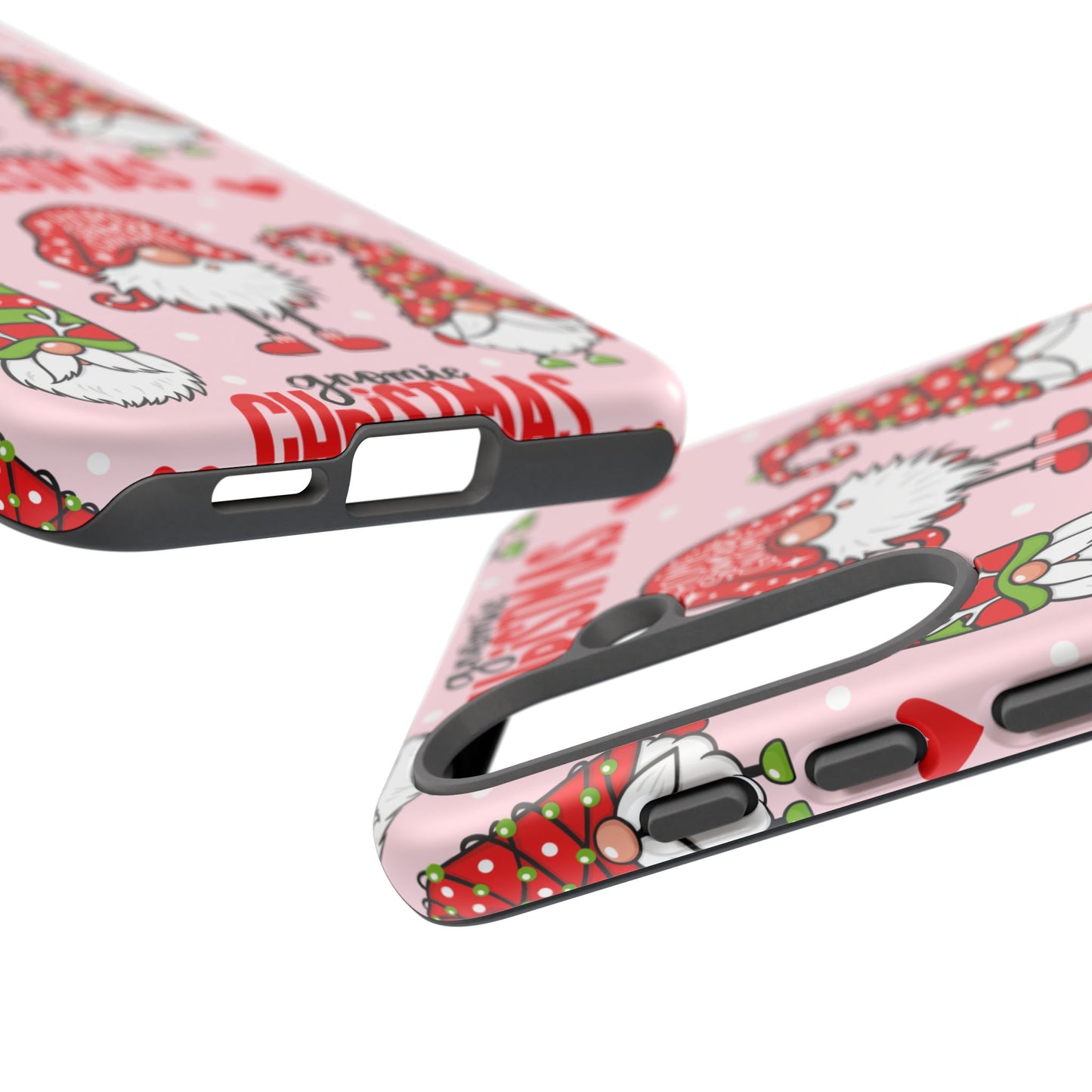 Christmas Gnomes Tough Phone Case – “Gnomie Christmas” Holiday Protection