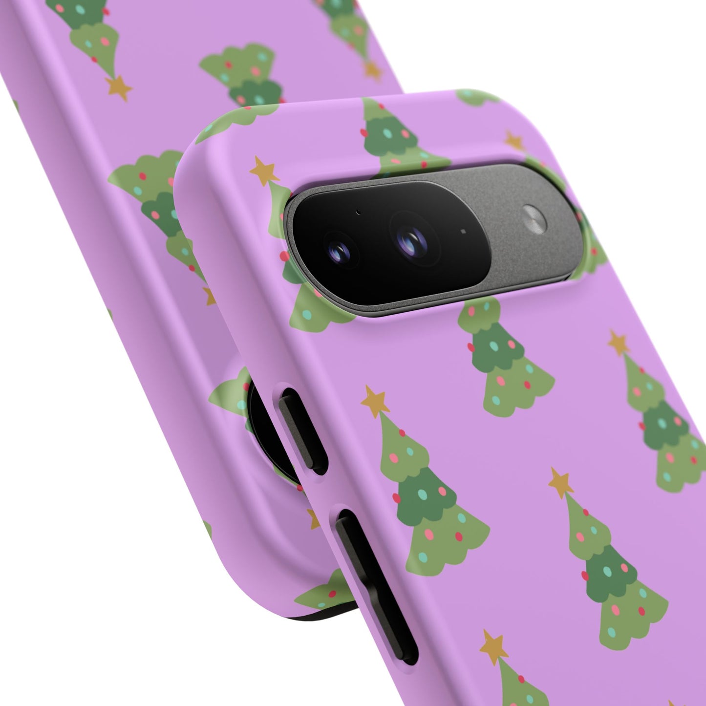 Christmas Tree Phone Case — Cute Purple Holiday iPhone Cover