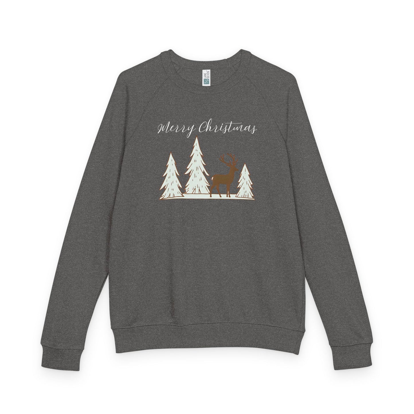 Merry Christmas Reindeer Crewneck Sweatshirt