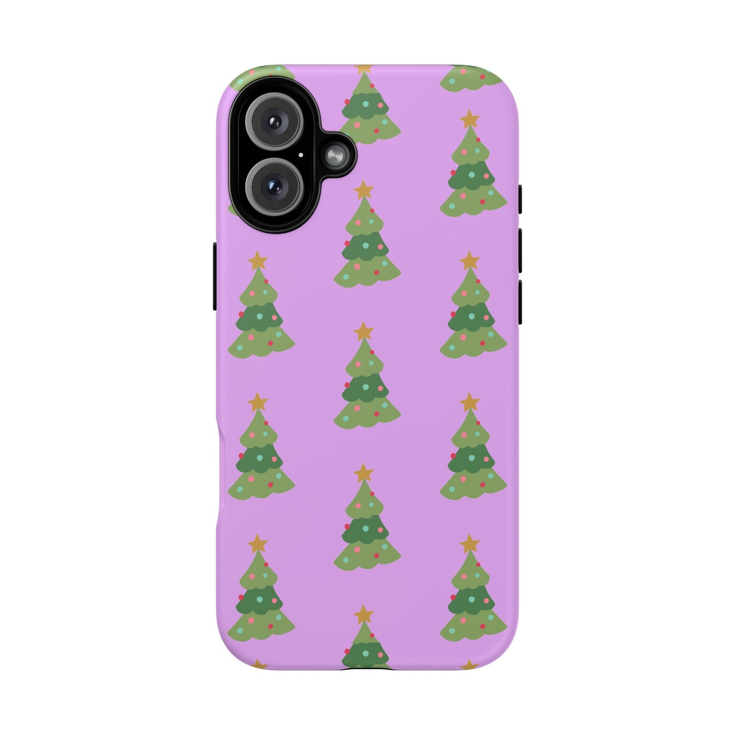 Christmas Tree Phone Case — Cute Purple Holiday iPhone Cover