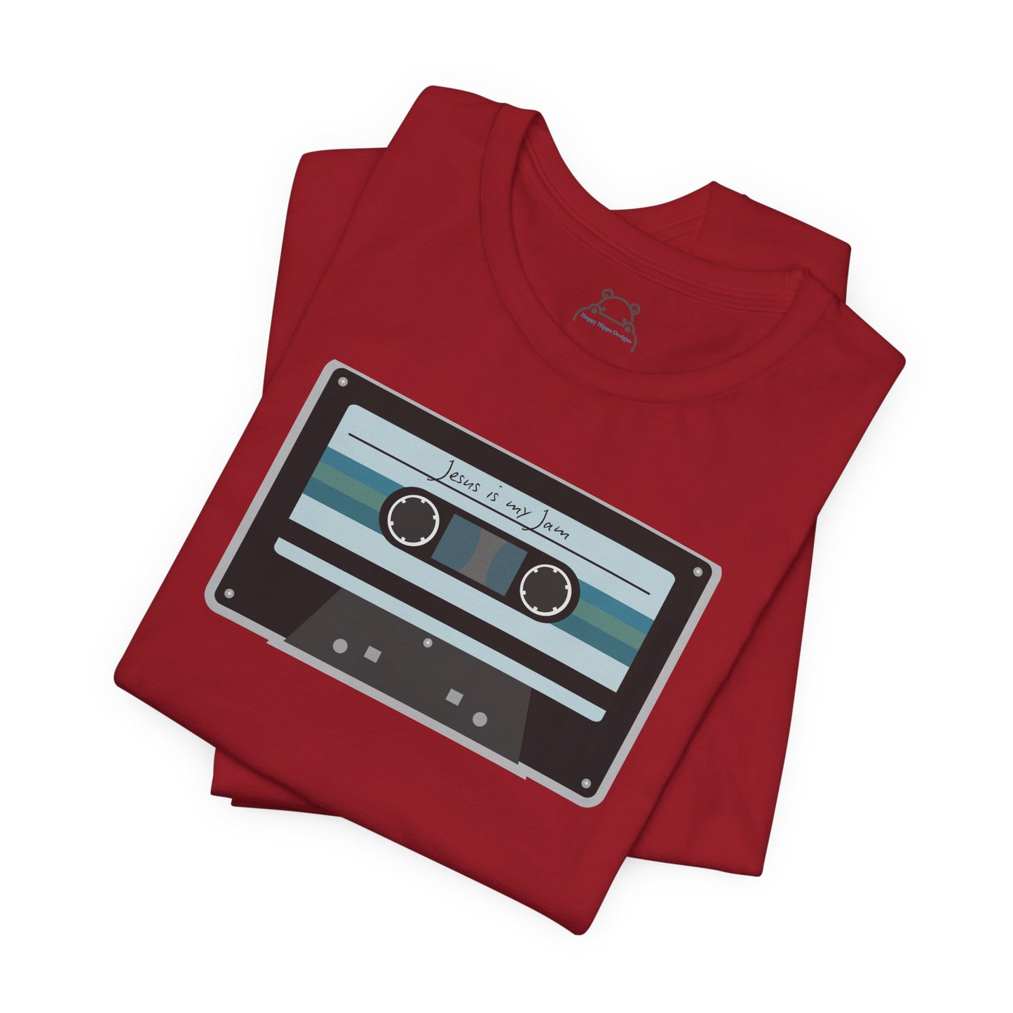Jesus is my Jam Vintage Tape Design-Faith Based Unisex Tee