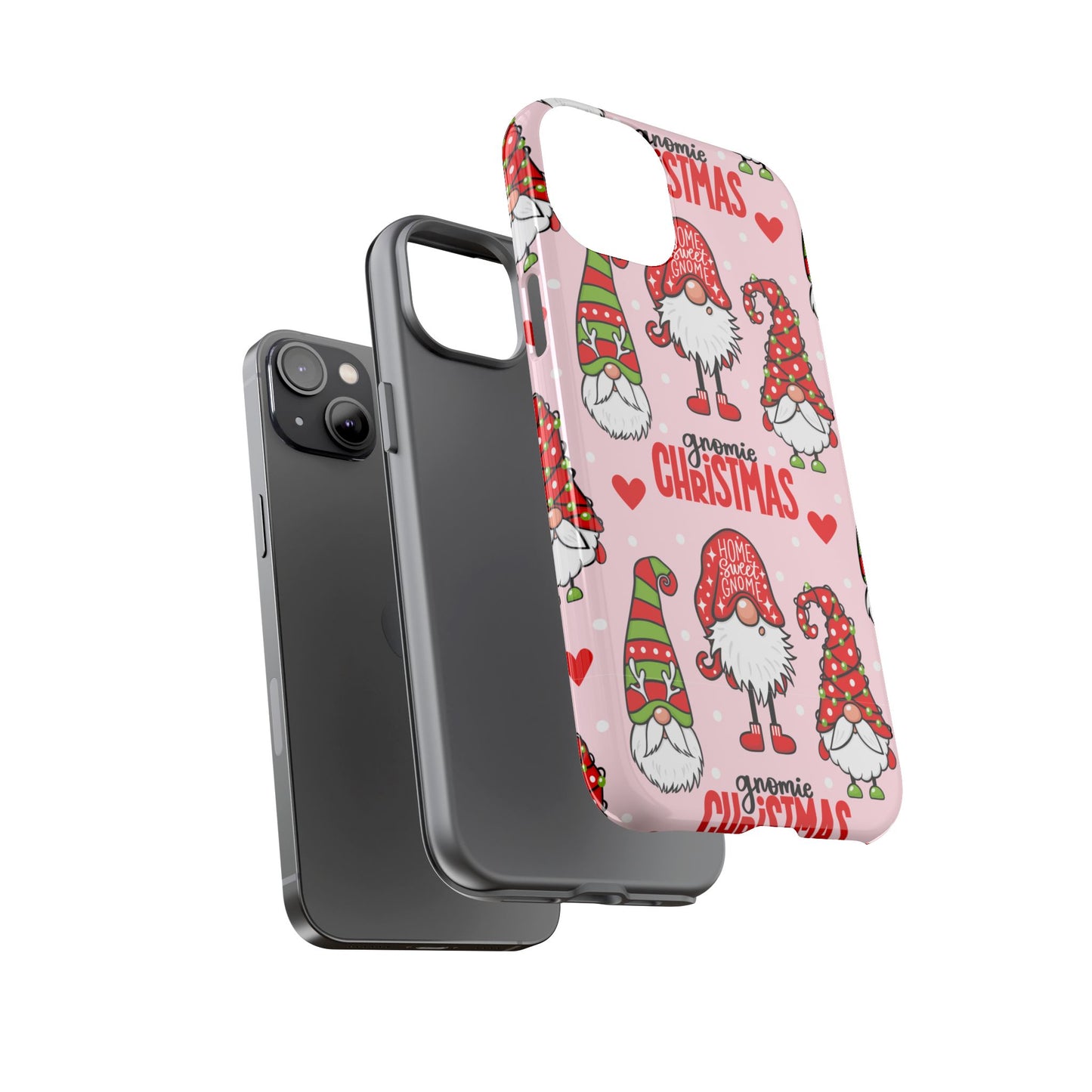 Christmas Gnomes Tough Phone Case – “Gnomie Christmas” Holiday Protection
