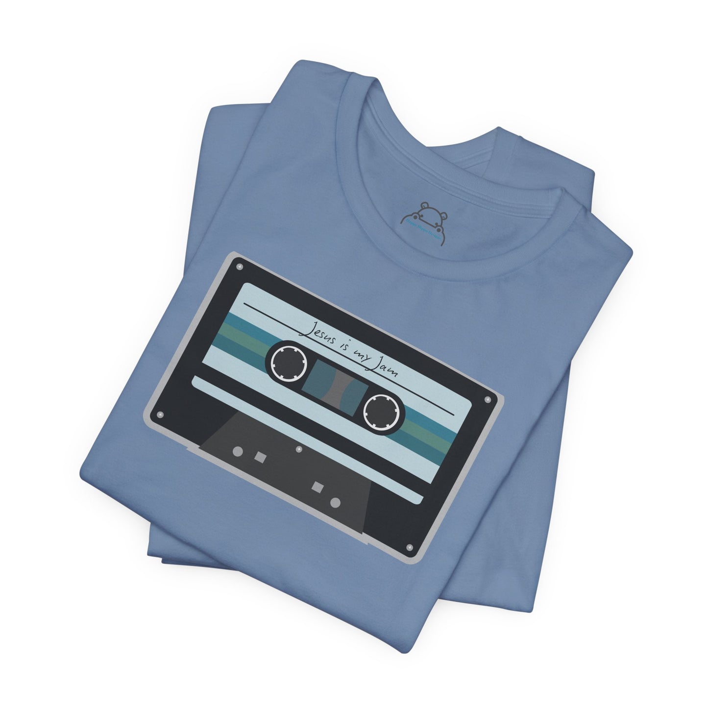 Jesus is my Jam Vintage Tape Design-Faith Based Unisex Tee