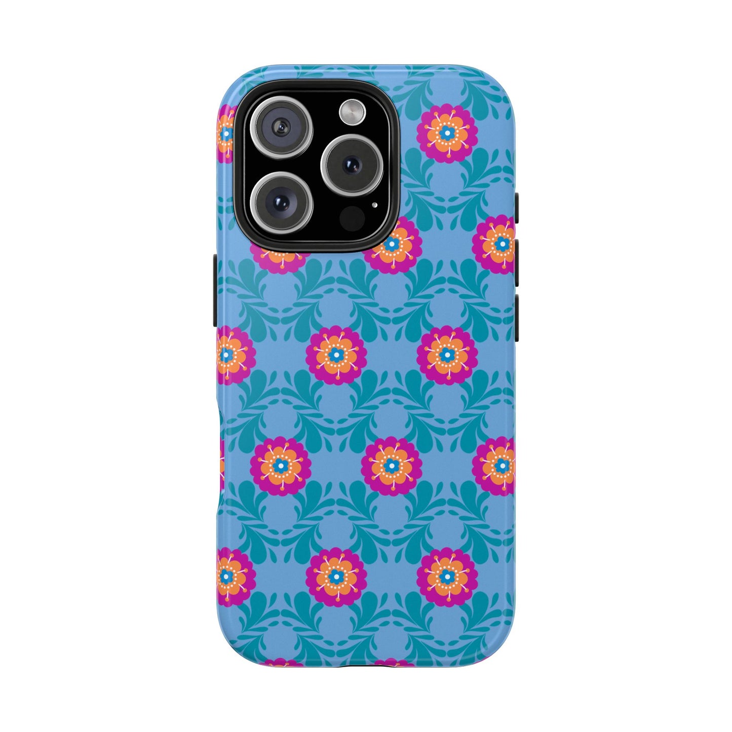 Floral Tough Phone Case - Durable, Stylish Protection for Your Smartphone
