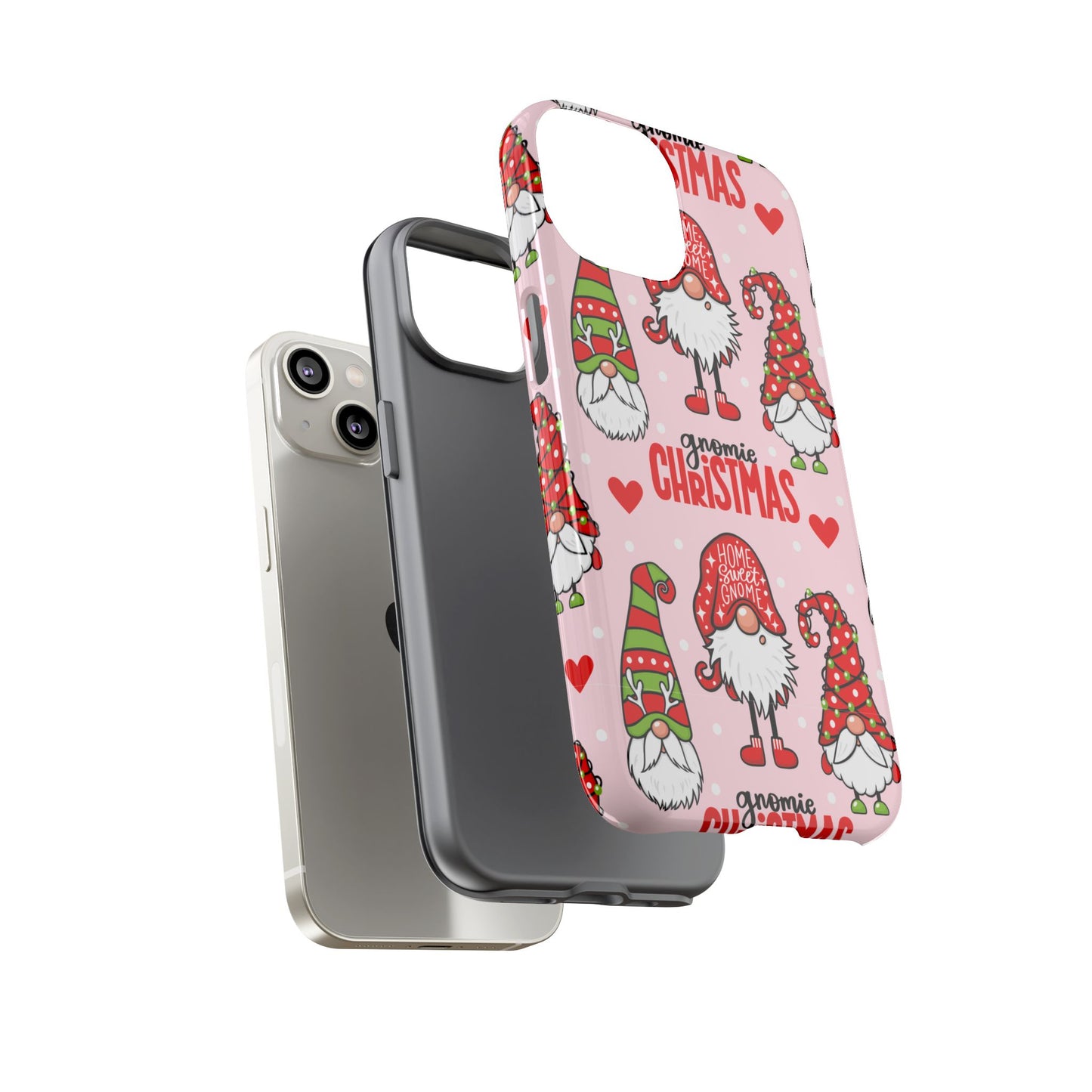 Christmas Gnomes Tough Phone Case – “Gnomie Christmas” Holiday Protection
