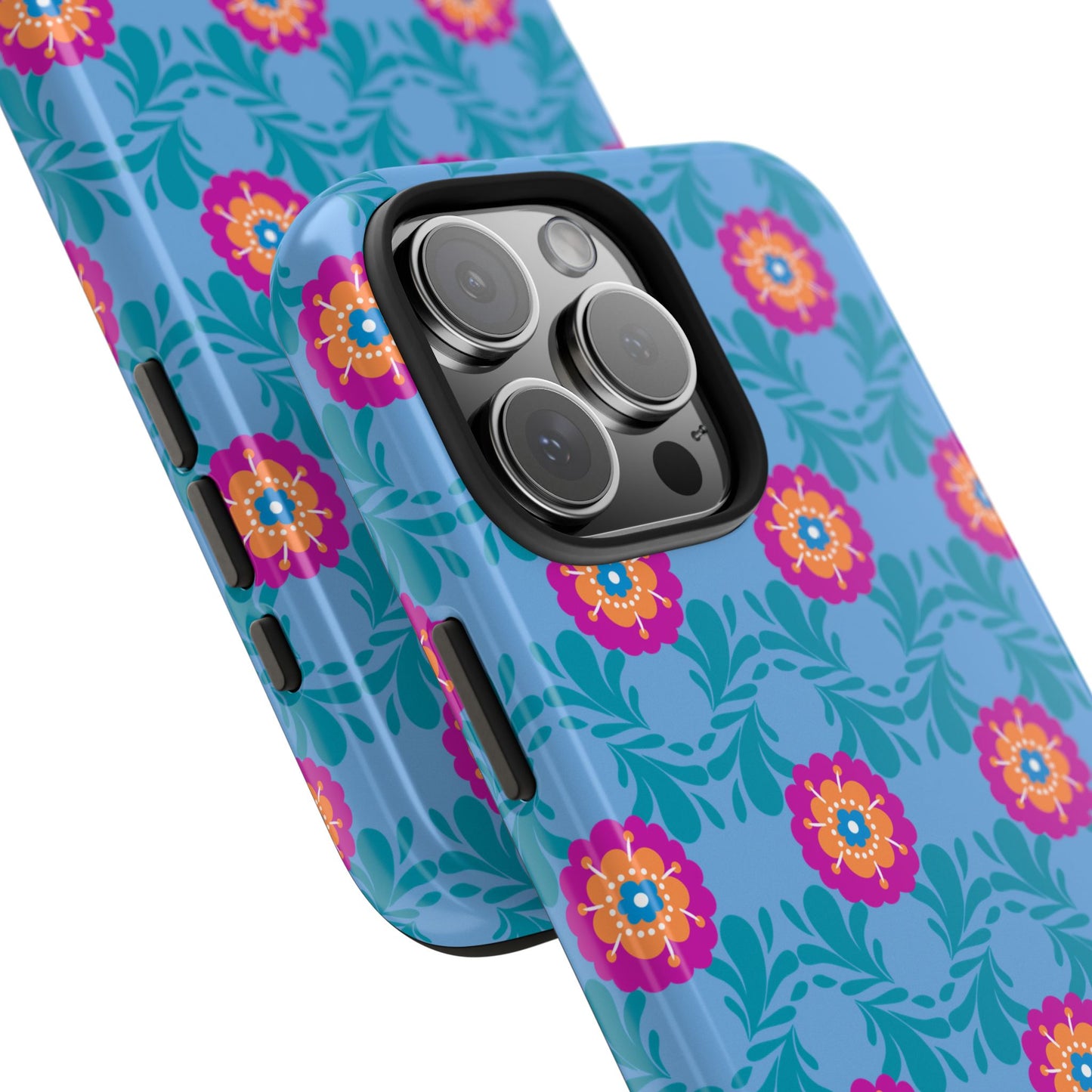 Floral Tough Phone Case - Durable, Stylish Protection for Your Smartphone